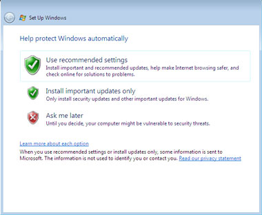 Truco Instalar Windows Vista Protección