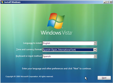 Truco Instalar Windows Vista Idioma